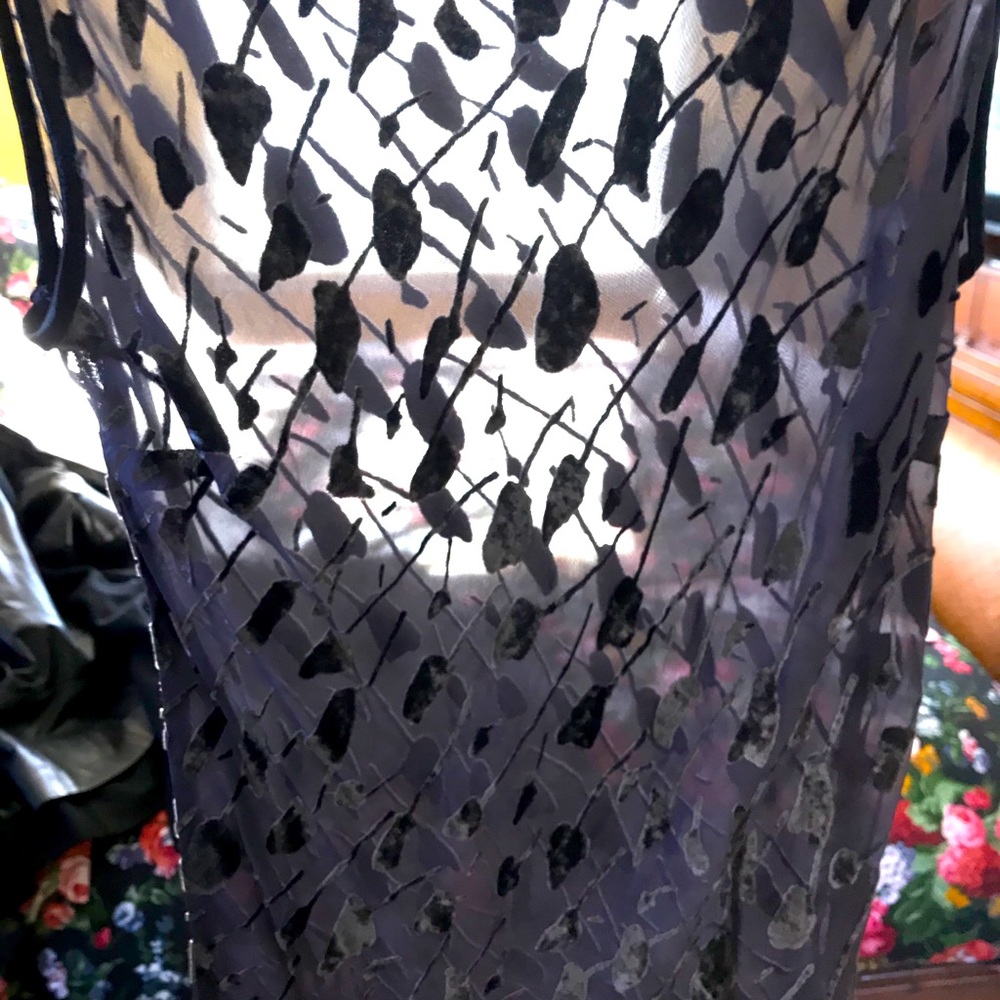 Sleeveless sheer top